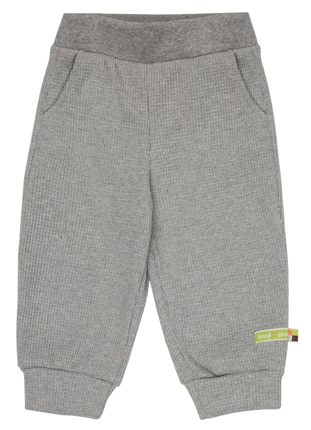 loud-proud-classics-hose-waffelstruktur-hose-grey-98-104-taschen image 1