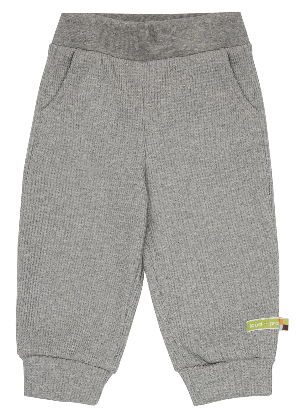 loud-proud-classics-hose-waffelstruktur-hose-grey-98-104-taschen image 1