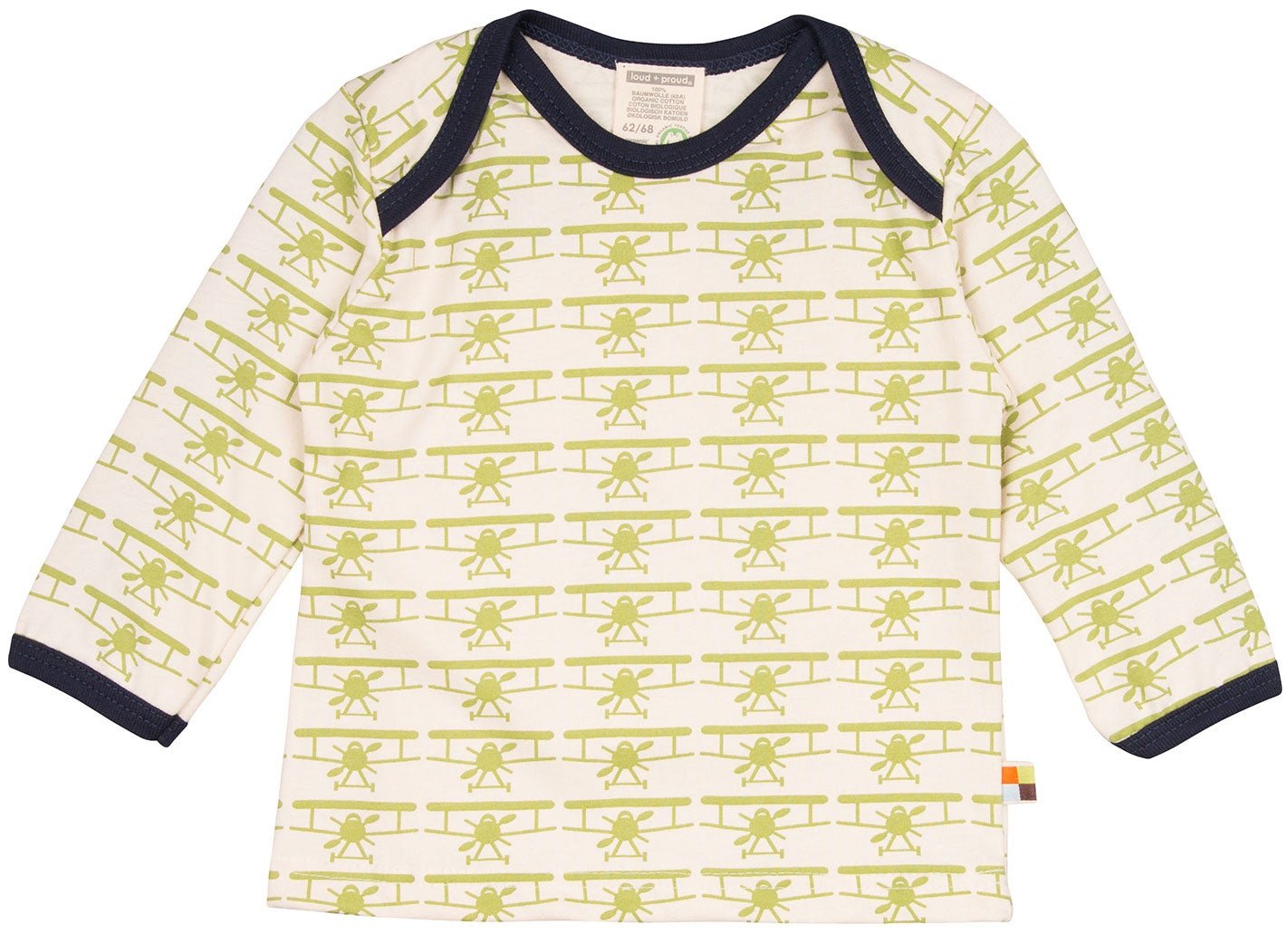 loud-proud-classics-shirt-druck-moos-86-92-langarm-single-jersey image 1