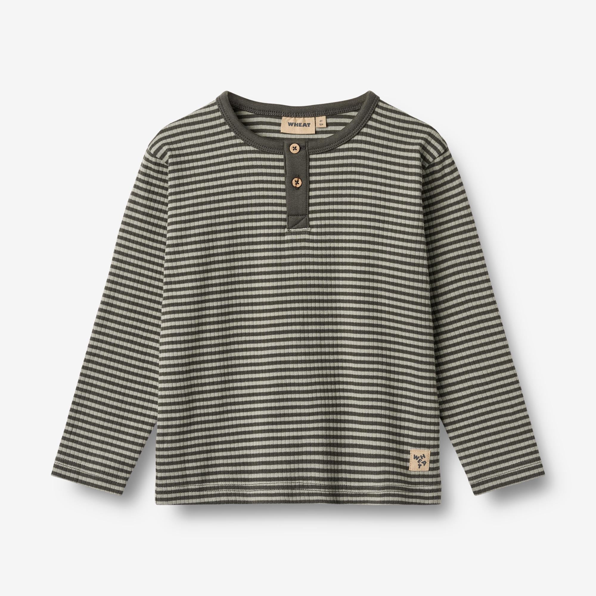 wheat-morris-langarmshirt-winter-forest-stripe-bio-baumwolle image 1