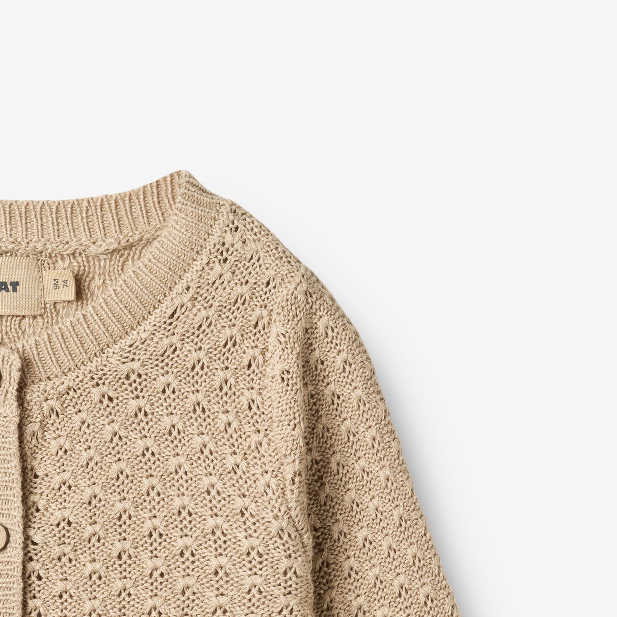 wheat-magnella-strickjacke-warm-sand-bio-baumwolle image 7