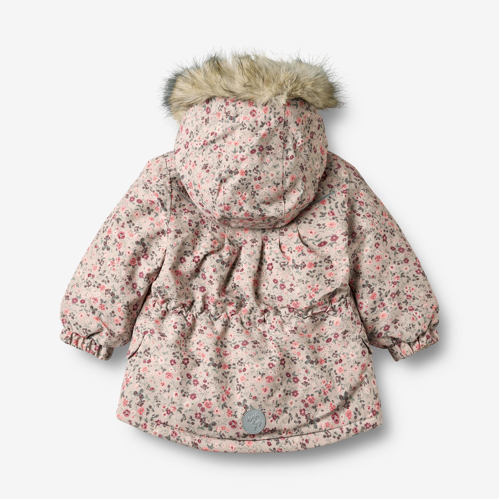wheat-mathilde-jacke-grey-moon-flowers-winter-wasserdicht image 2