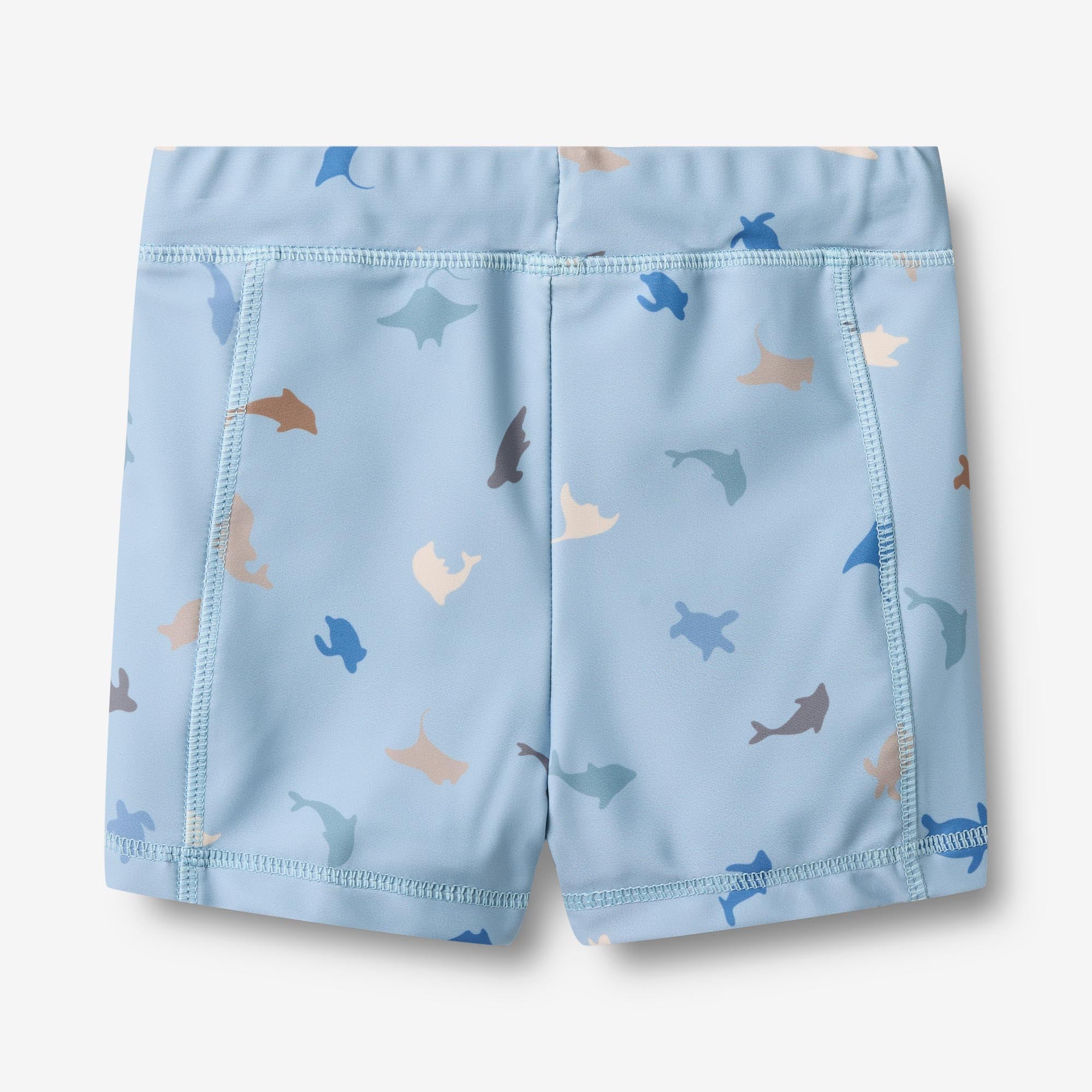 wheat-clothing-ulrik-badeshorts-soft-blue-sea-life-uv-recycled image 3