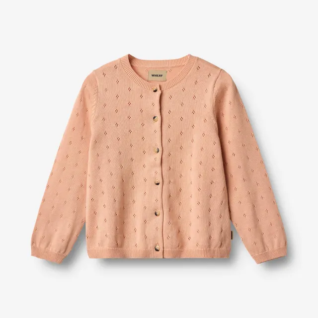wheat-maia-strickjacke-pink-sand-bio-baumwolle-2 image 1
