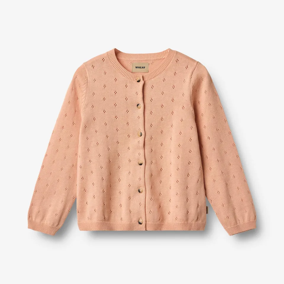 wheat-maia-strickjacke-pink-sand-bio-baumwolle-2 image 1