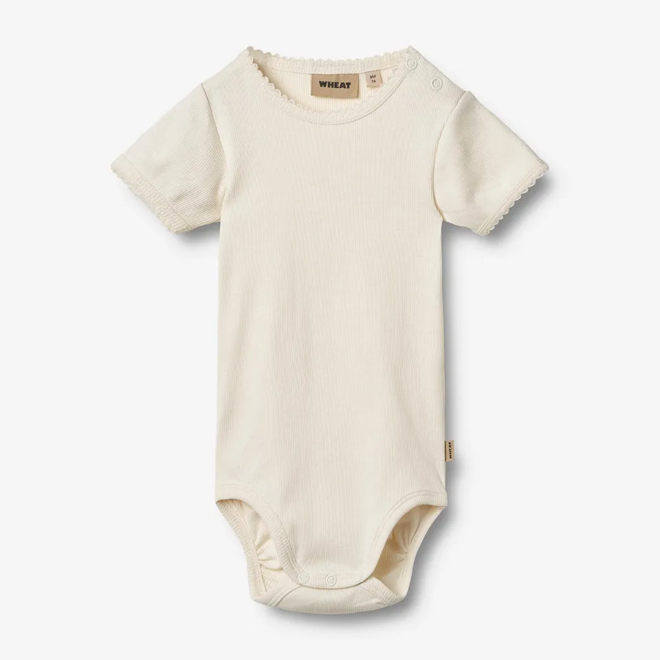 wheat-clothing-elisa-kurzarmbody-ivory-spitze-baby image 1