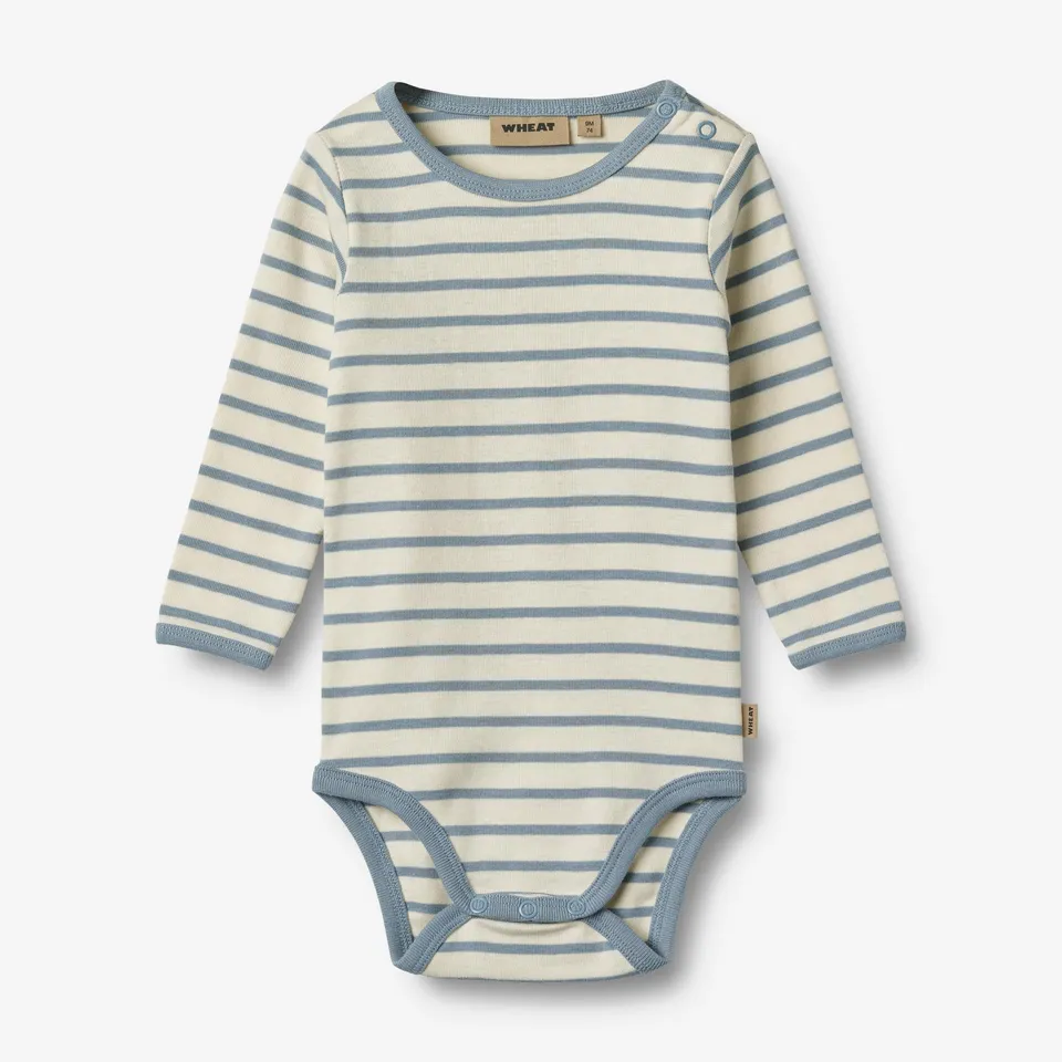 wheat-berti-body-baby-shell-stripe-bio-baumwolle image 1
