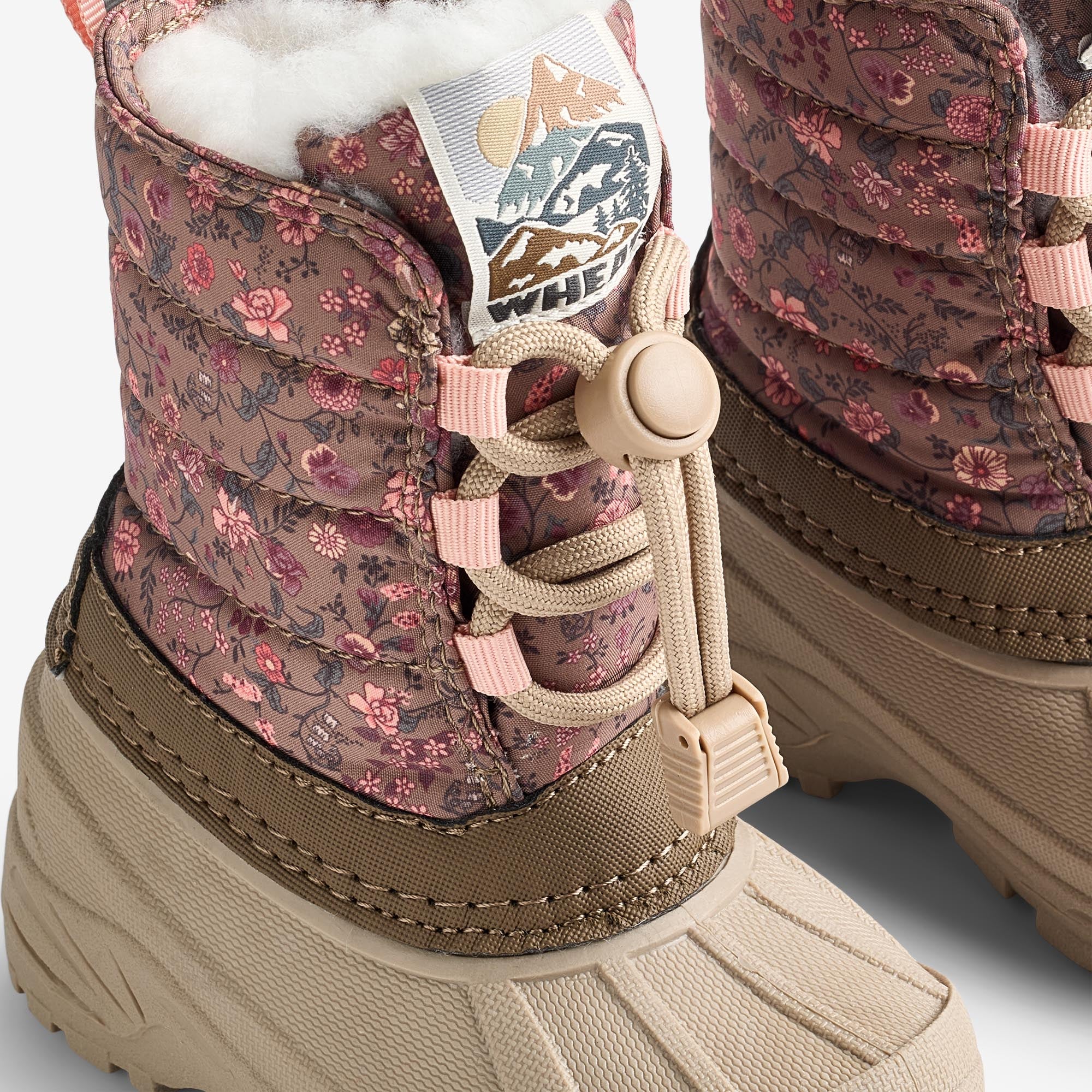 wheat-aleex-winterstiefel-portabella-flowers-wasserdicht image 6