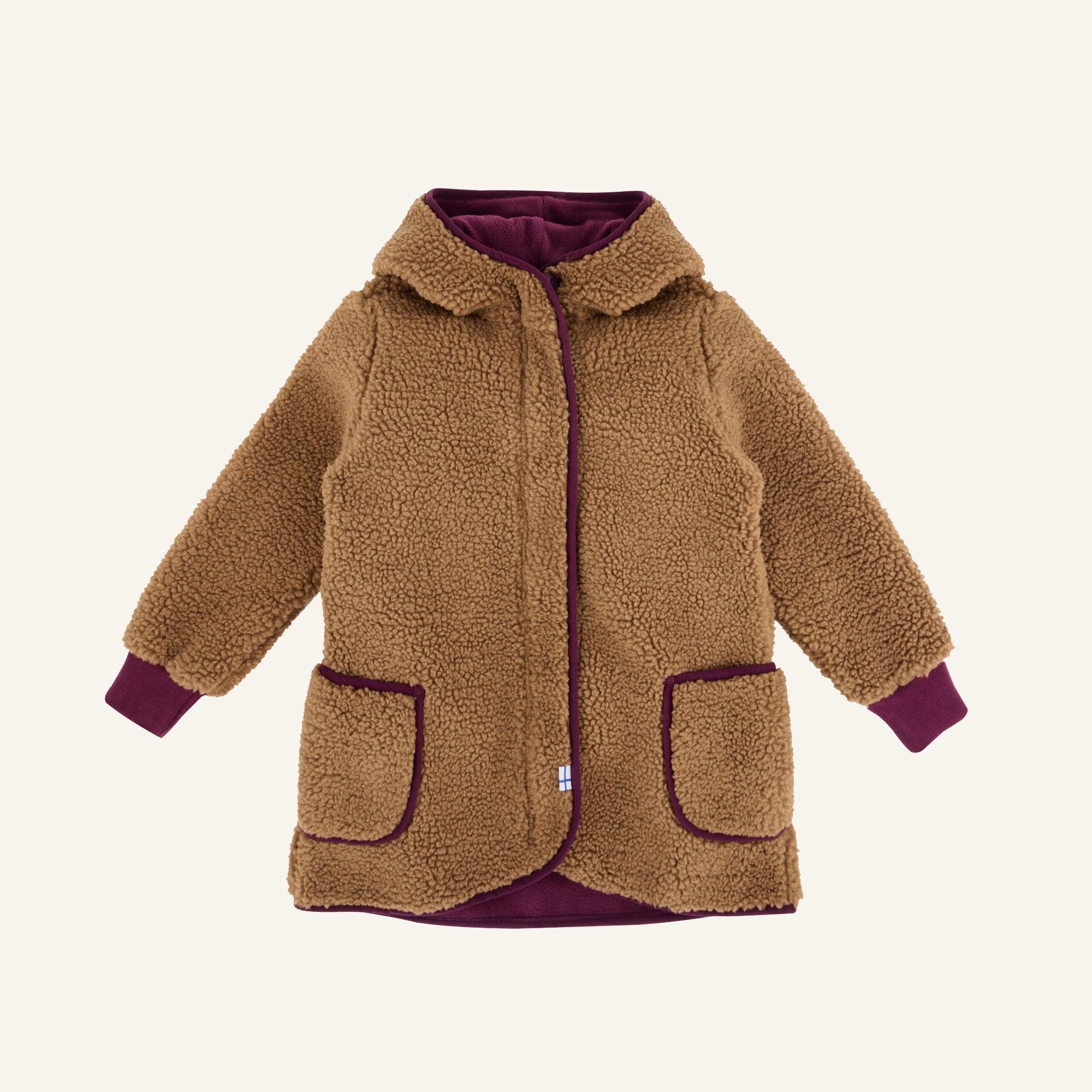 finkid-husky-likka-nalle-teddymantel-navy-cedar-zip-in image 8