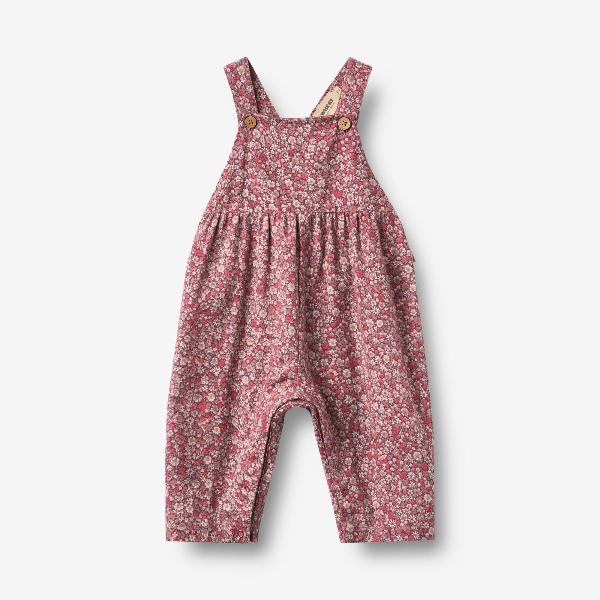 wheat-overalls-liz-latzhose-grape-flowers-bio-baumwolle image 1