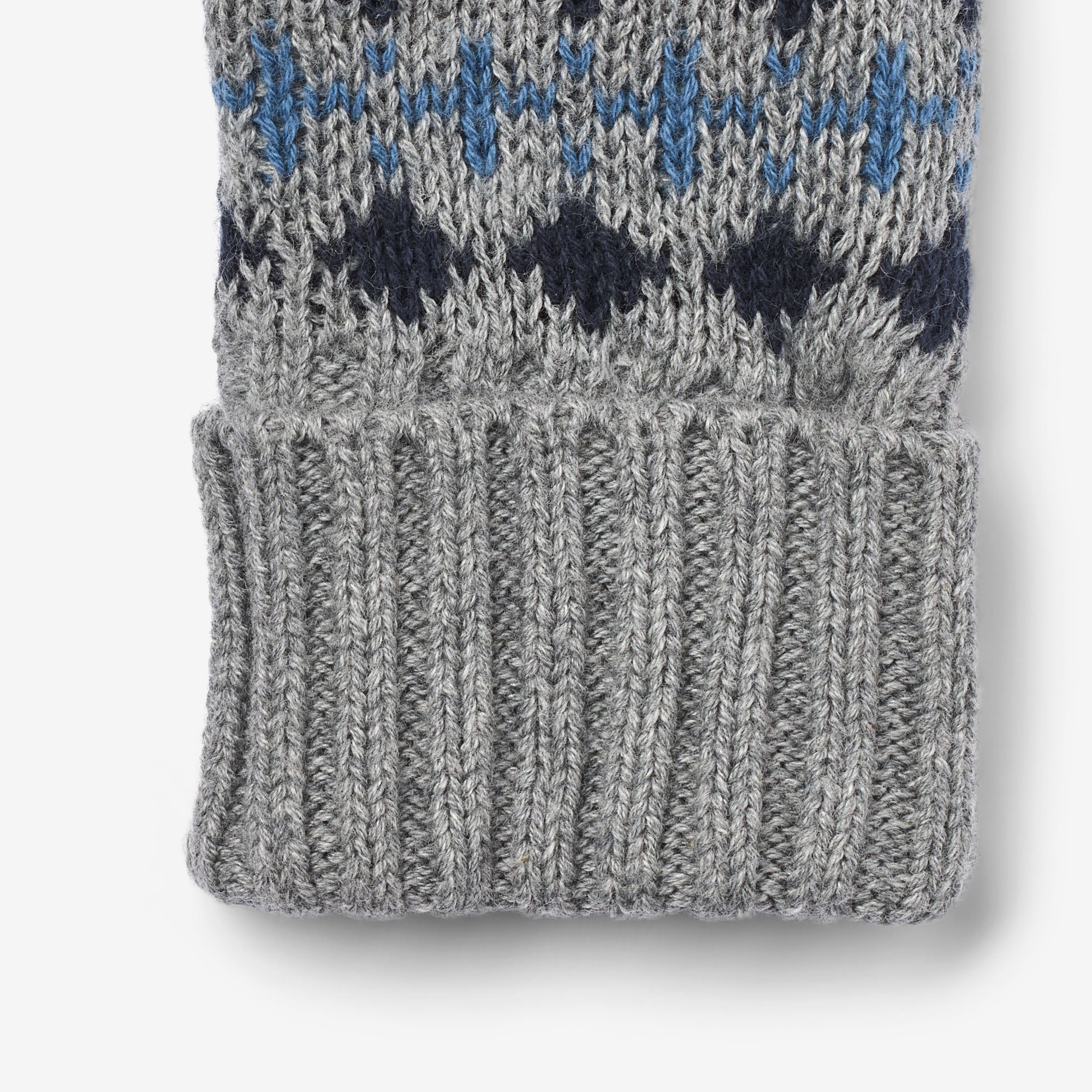 wheat-cotta-jacquard-mittens-grey-melange-f-ustlinge-bio image 2