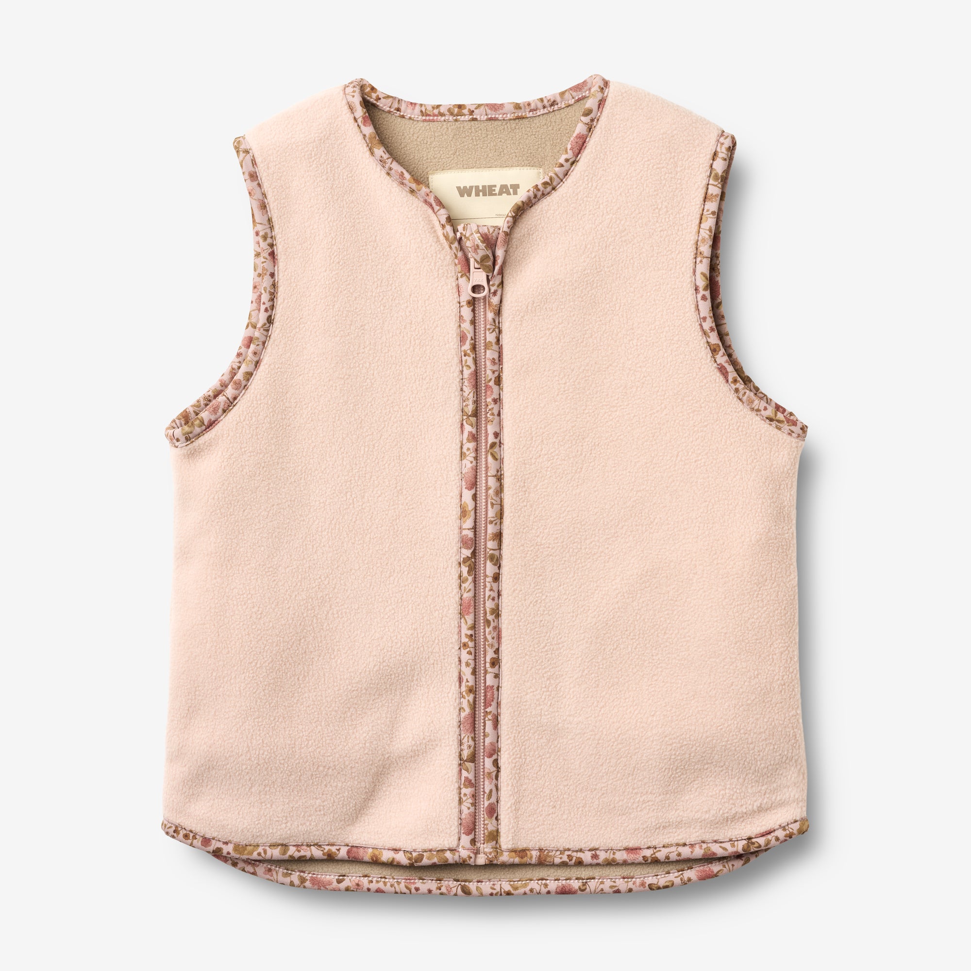 wheat-outerwear-nonno-fleeceweste-soft-rose-kinder-fleece image 1