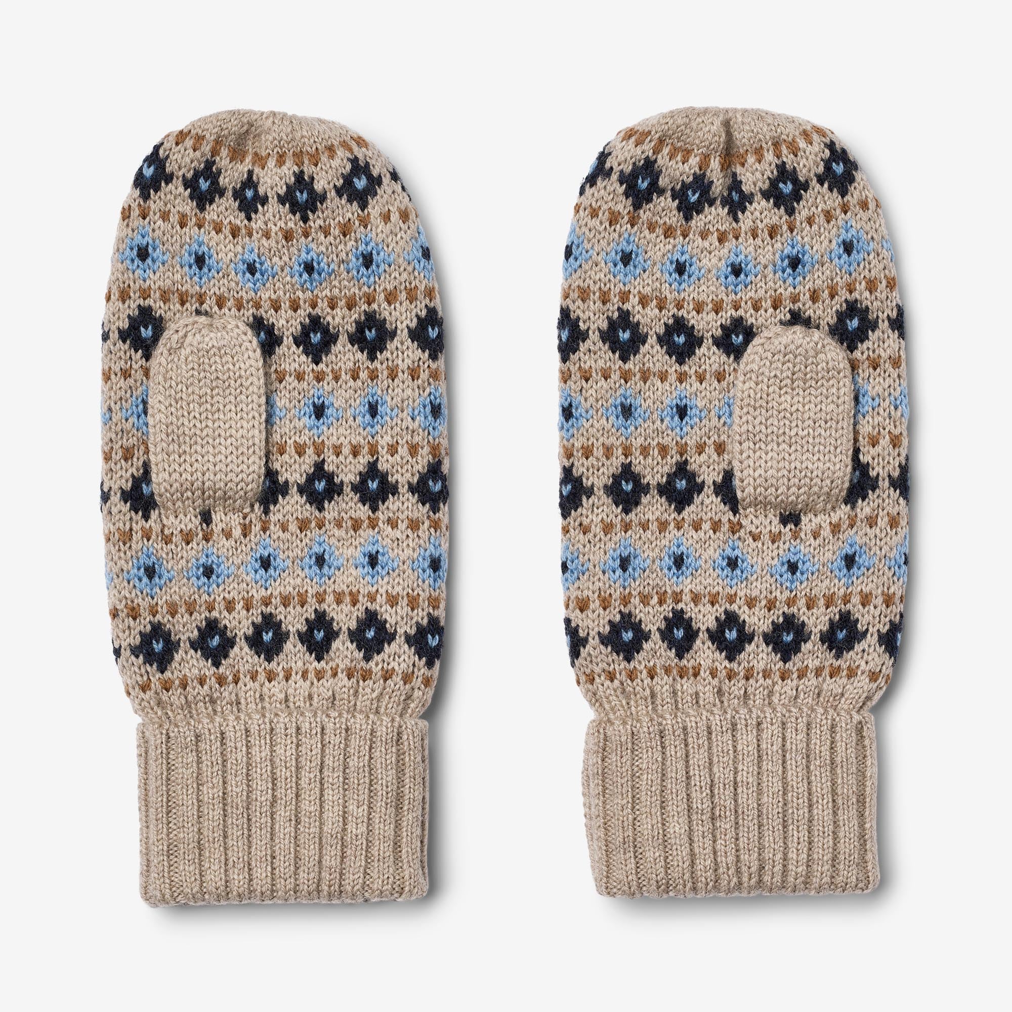 wheat-jacquard-mittens-haansi-kinder-f-ustlinge-merinowolle-sand image 2