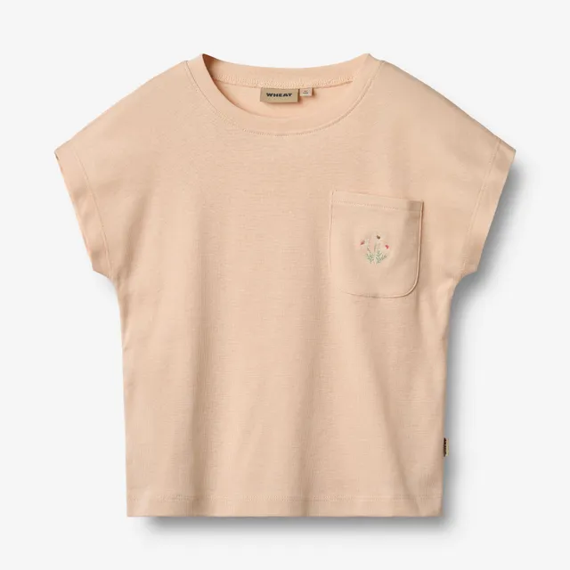 wheat-t-shirt-signe-kinder-shirt-rose-water-bio-kurzarm image 1
