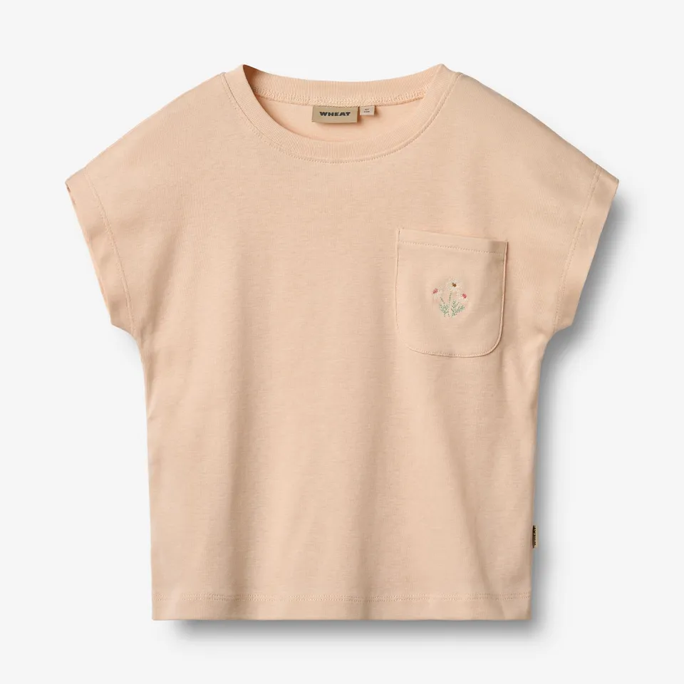 wheat-t-shirt-signe-kinder-shirt-rose-water-bio-kurzarm image 1
