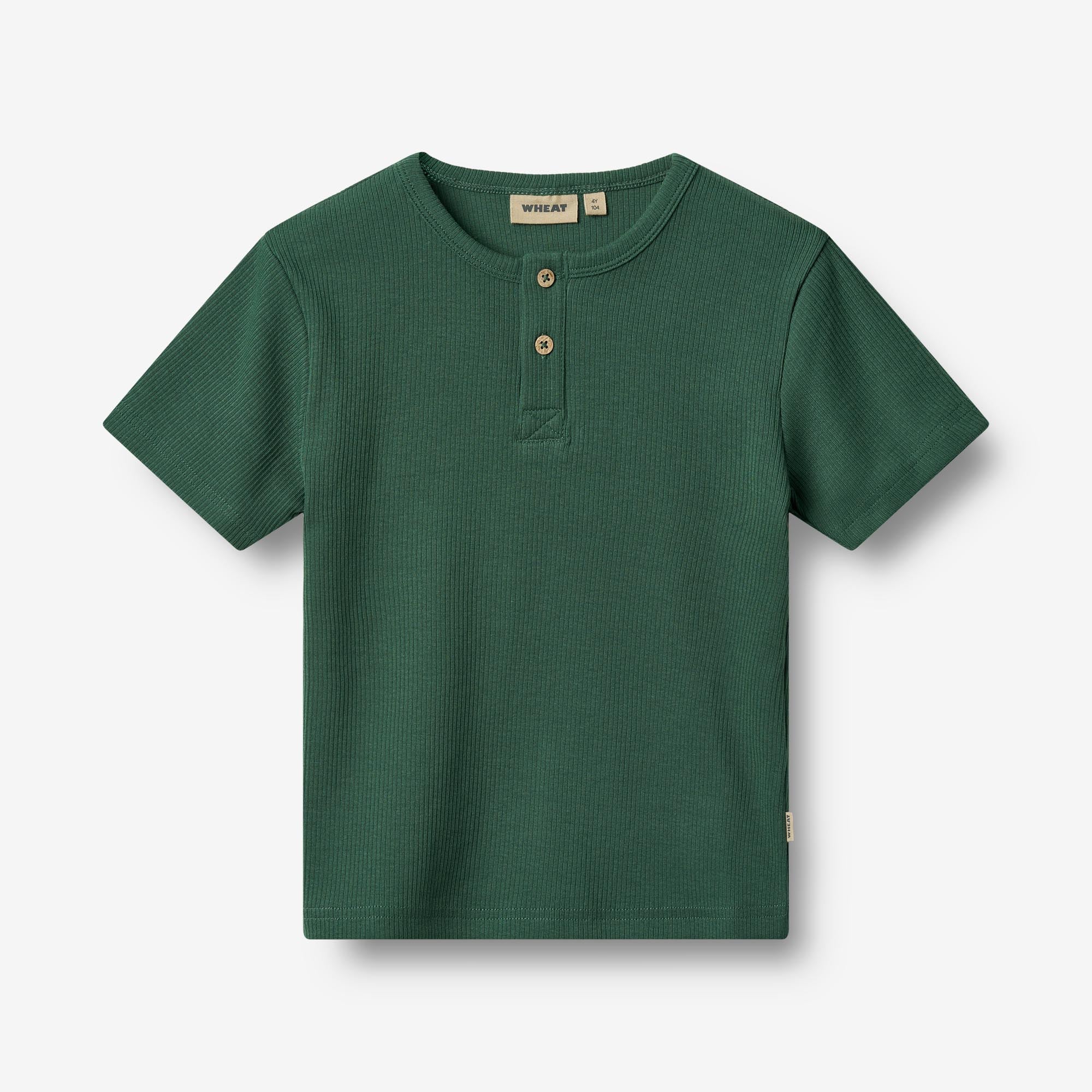 wheat-lumi-t-shirt-gr-n-jungen-bio-baumwolle-kurzarm image 1