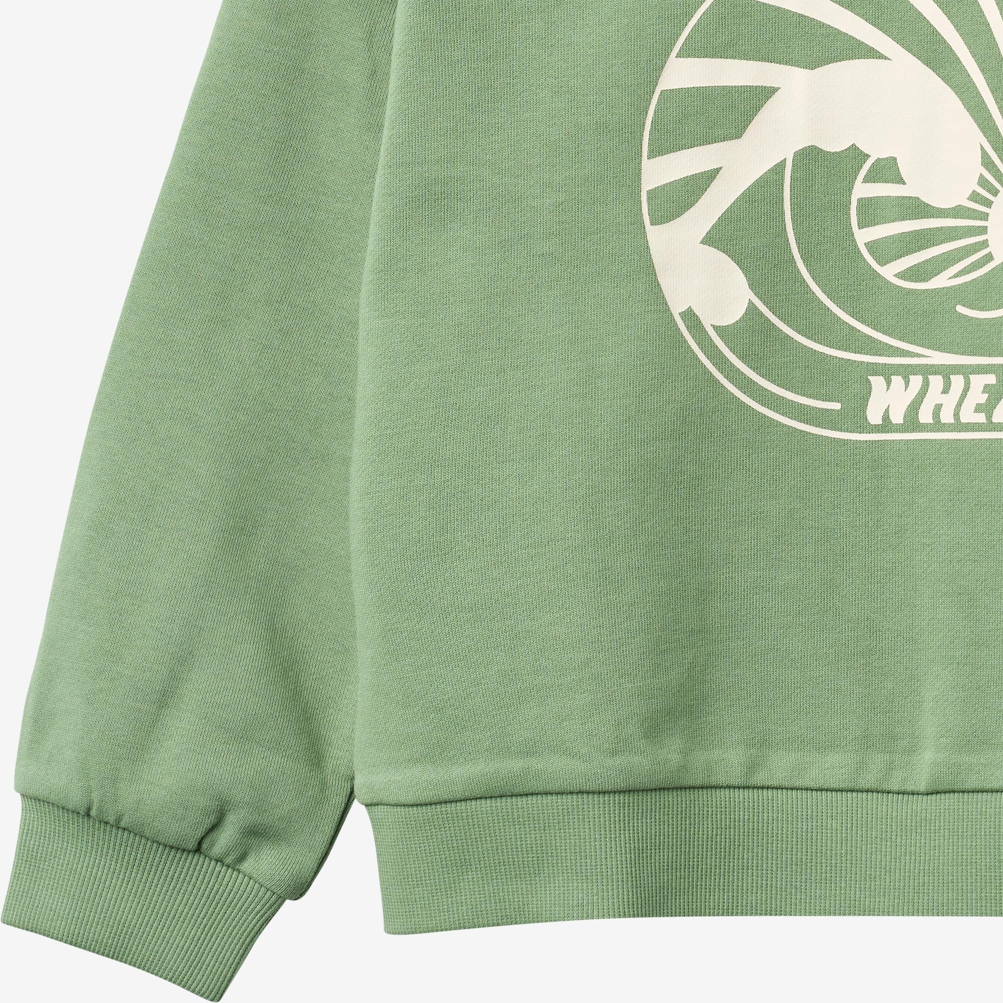 wheat-breeze-kinder-sweatshirt-jade-green-bio image 3