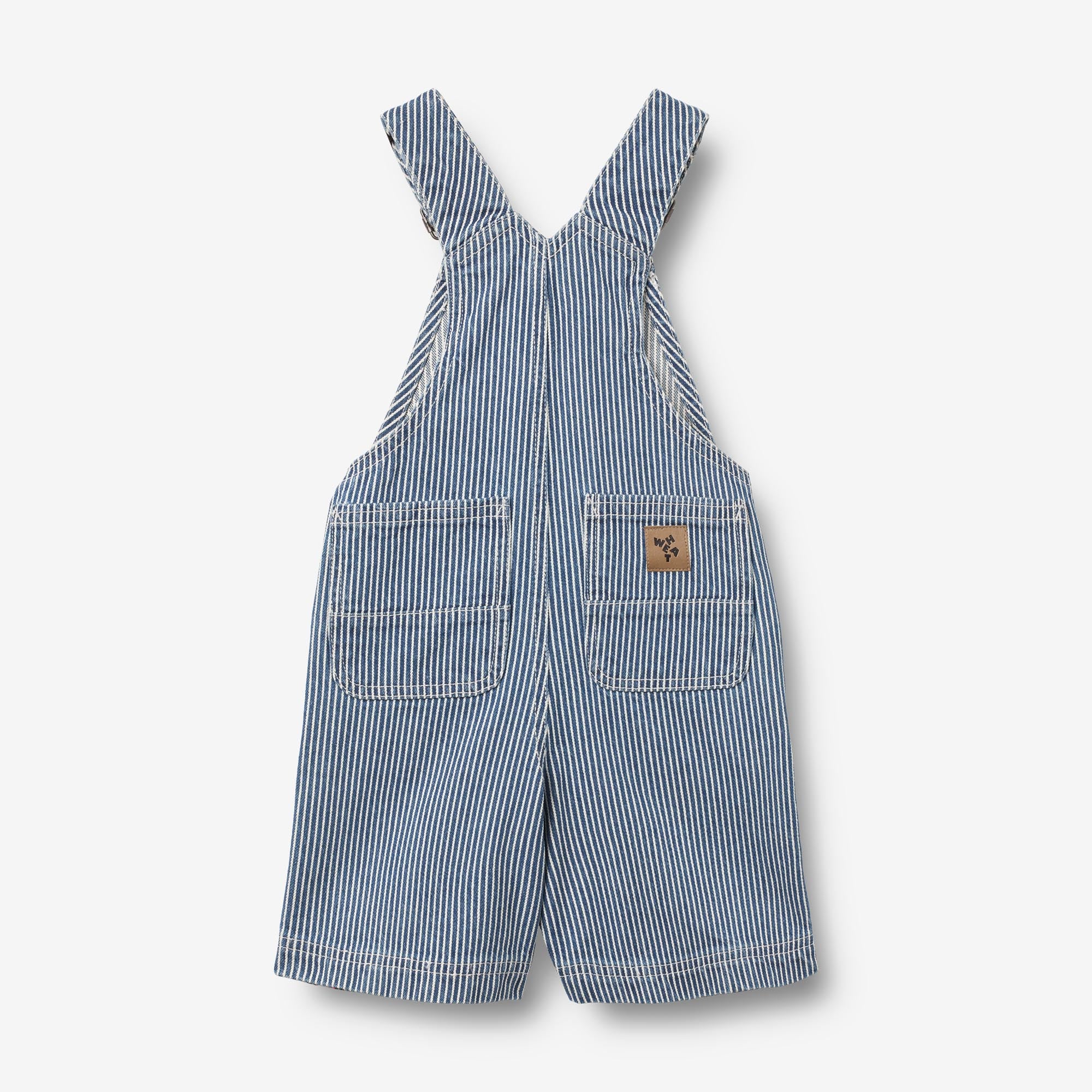 wheat-lykke-latzhose-babylatzhose-denim-stripe-bio image 2