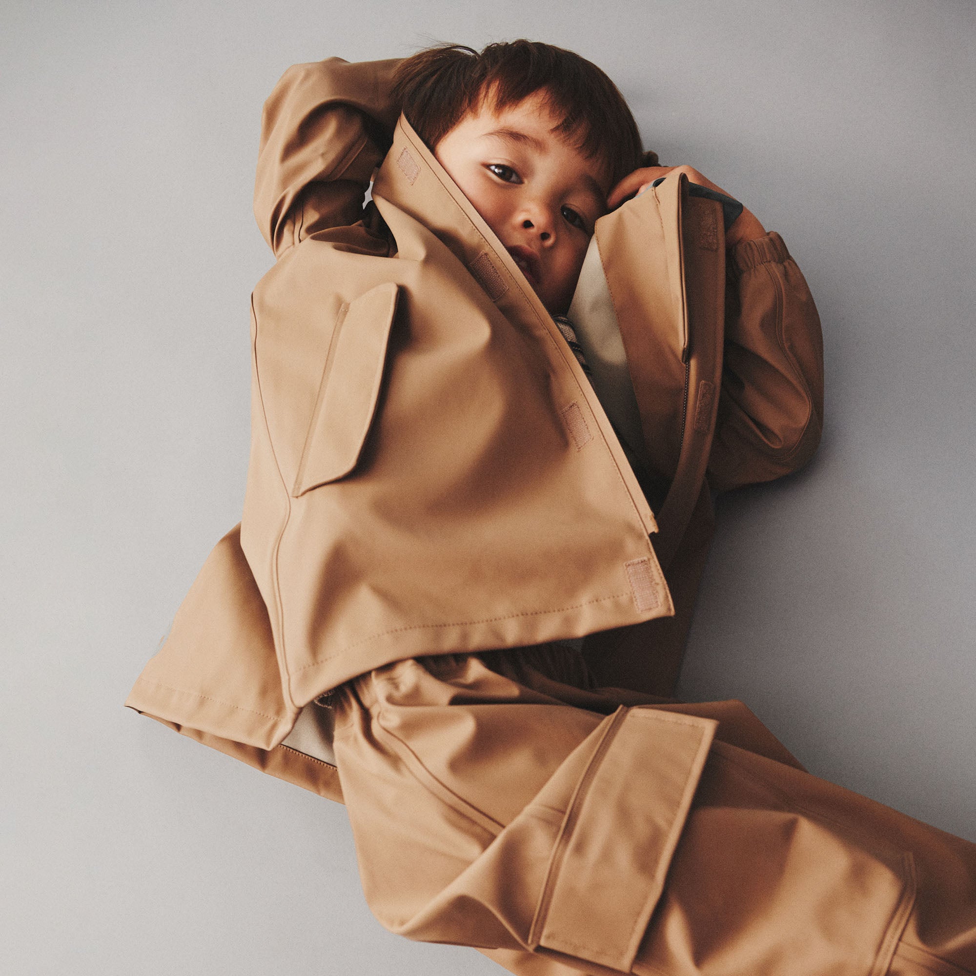 wheat-finley-regenjacke-kinder-wasserdicht-hazel-lang image 2
