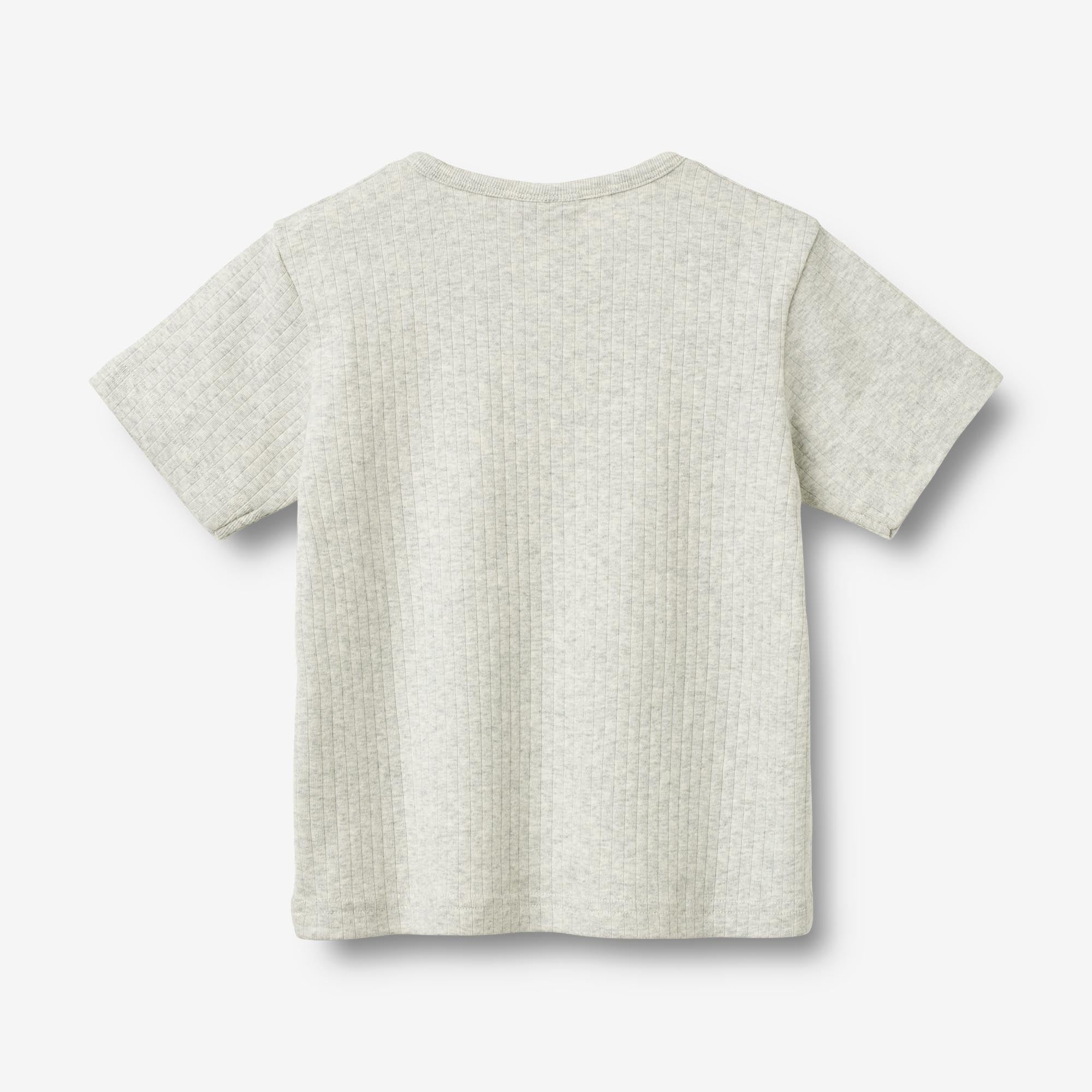 wheat-lumi-t-shirt-kinder-melange-grey-bio-baumwolle image 2