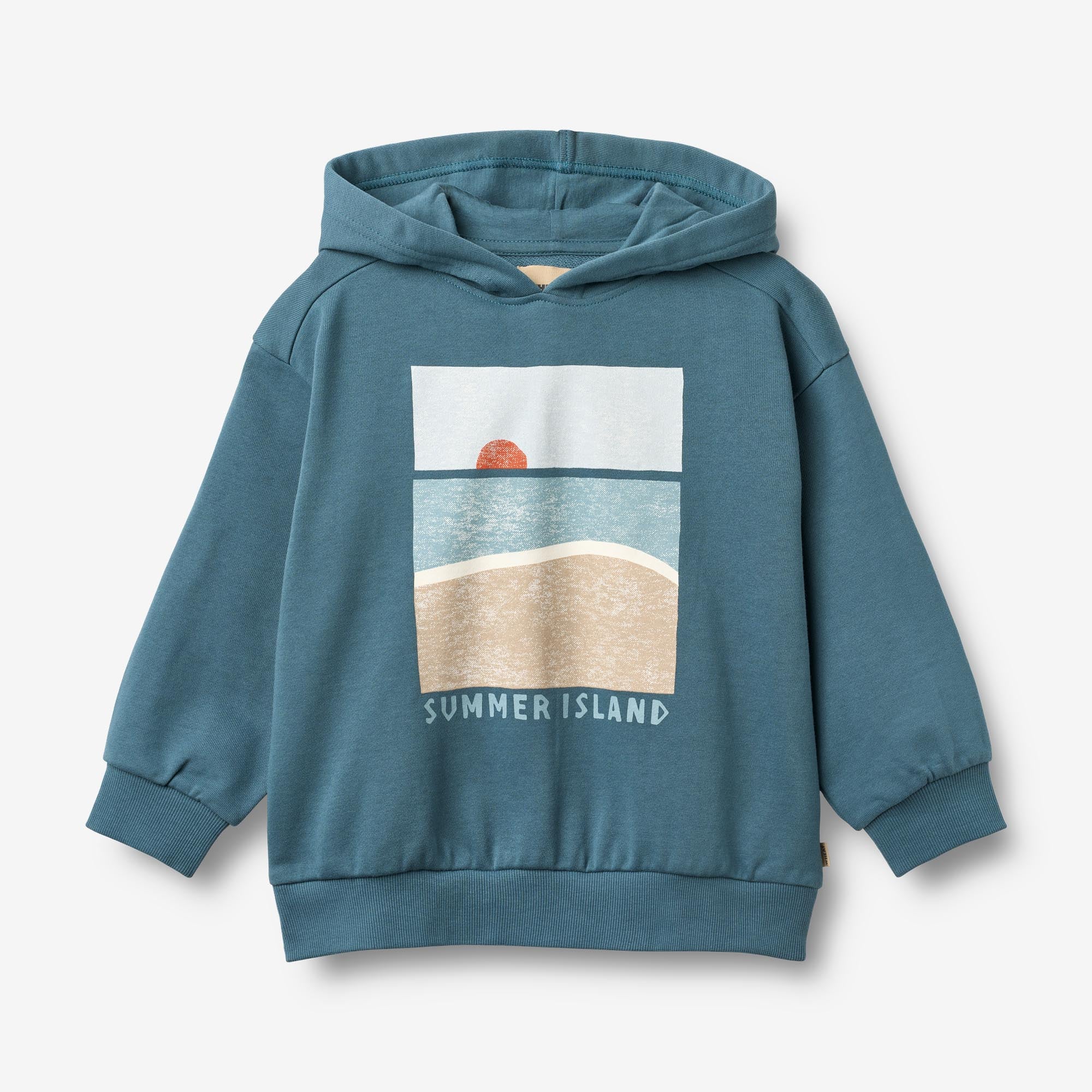 wheat-francis-blue-teal-sweatshirt-hoodie-bio-baumwolle image 1
