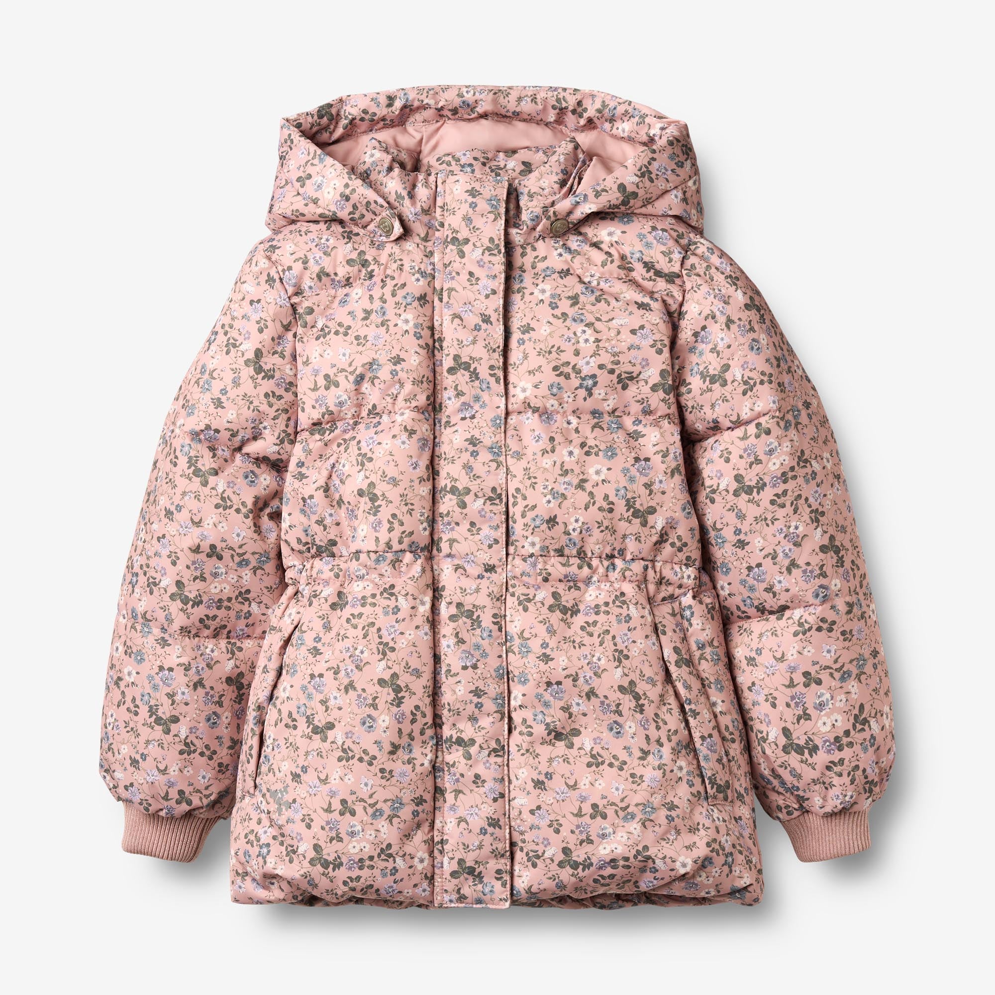 wheat-outerwear-eli-steppjacke-m-dchen-rose-powder-flowers image 2