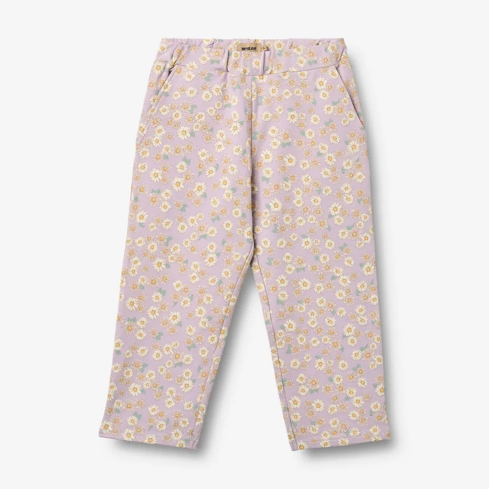 wheat-sweatpants-eline-jogginghose-lavender-daisies-bio image 1