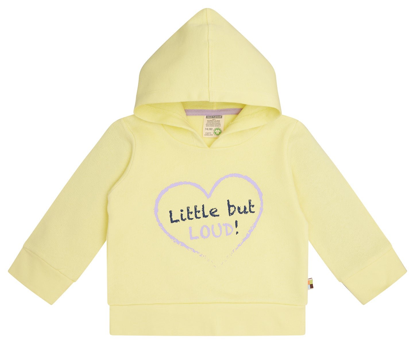 loud-proud-classics-hoodie-druckmotiv-hoodie-blonde-98-104-sweat image 1