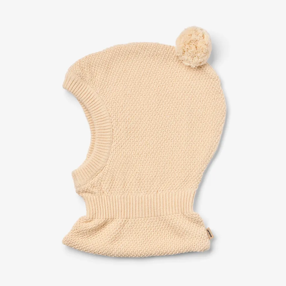 wheat-pomi-sturmhaube-offwhite-melange-bio-baumwolle image 1
