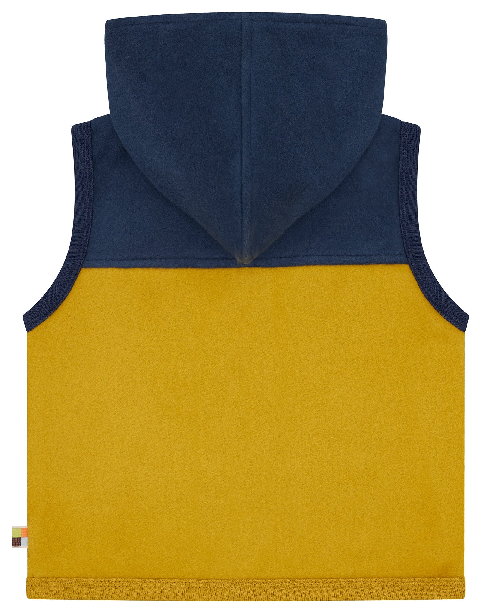 loud-proud-classics-weste-baumwoll-fleece-weste-curry-74-80 image 2
