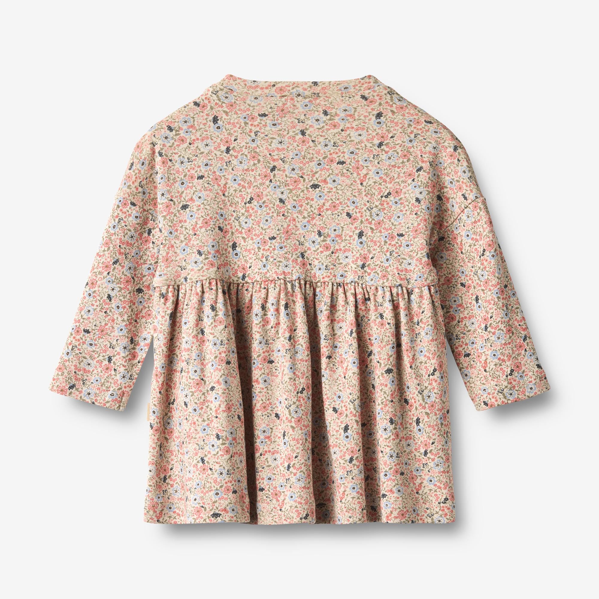 wheat-emmy-kleid-grey-cloud-flowers-baby-langarm-bio image 2