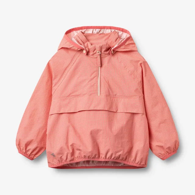 wheat-skyen-shelljacke-red-check-recycelt image 1