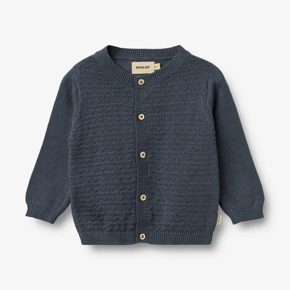 wheat-bj-rn-ink-strickjacke-bio-baumwolle-baby image 1