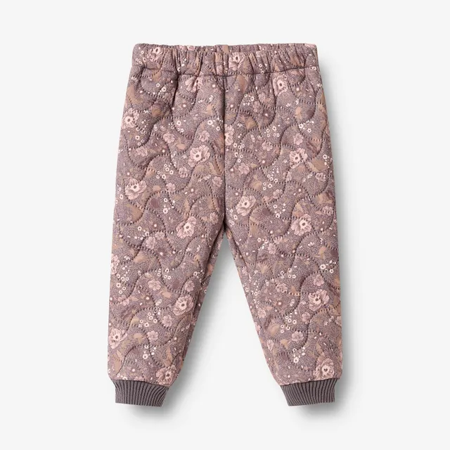 wheat-alex-thermohose-purple-stone-flowers-baby-winddicht image 1