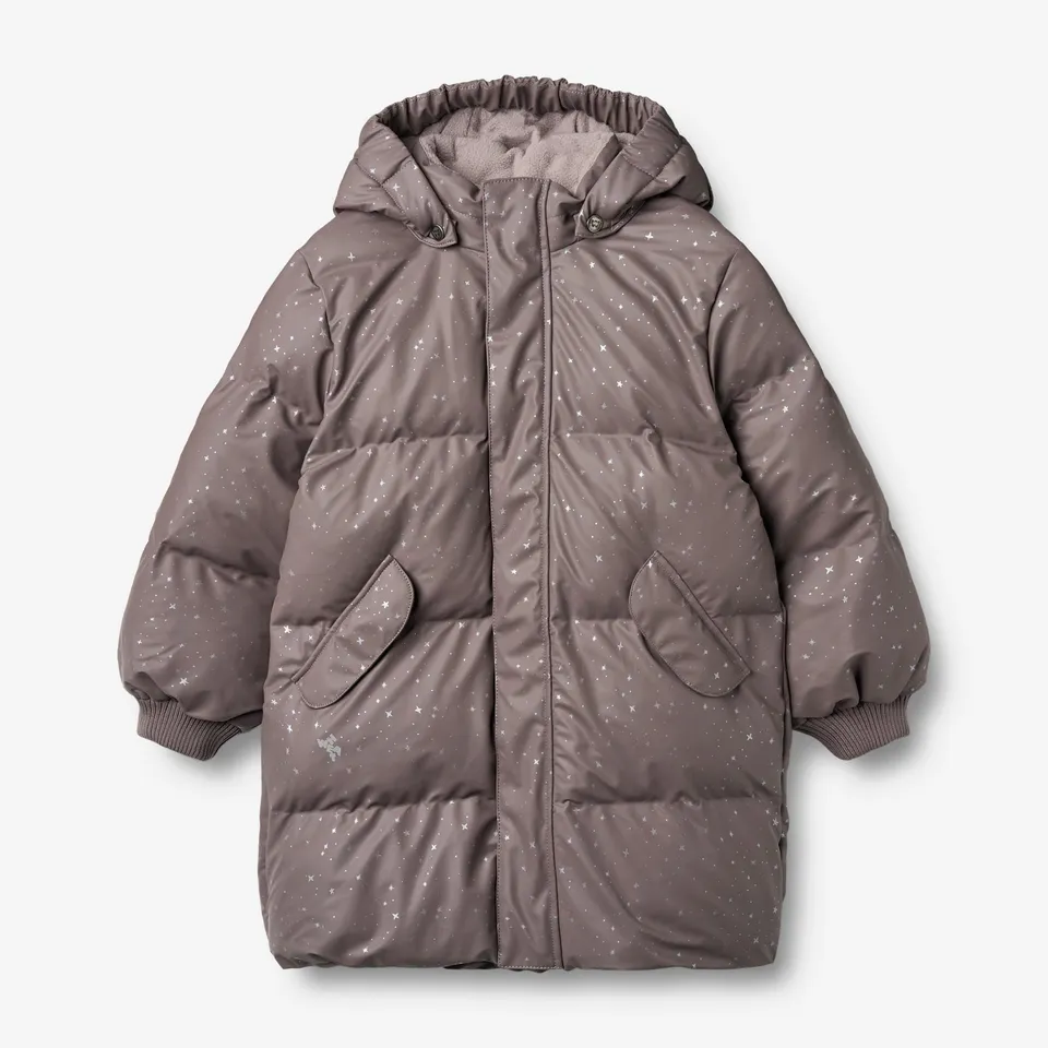 wheat-coast-puffer-jacke-lila-sterne-wasserdicht-128 image 1