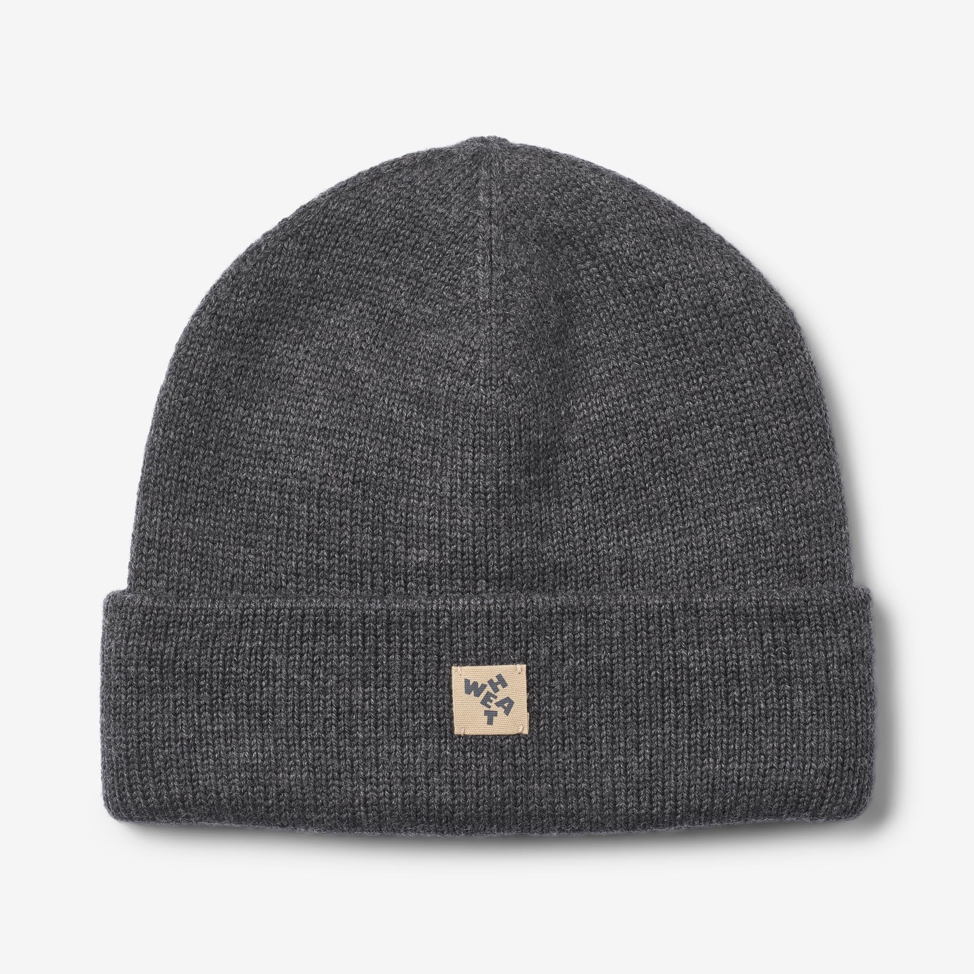 wheat-omalas-beanie-charcoal-melange-merino image 2