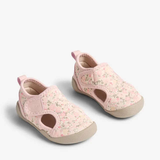 wheat-footwear-badeschuh-swirl-ivory-flower-meadow-neopren image 1