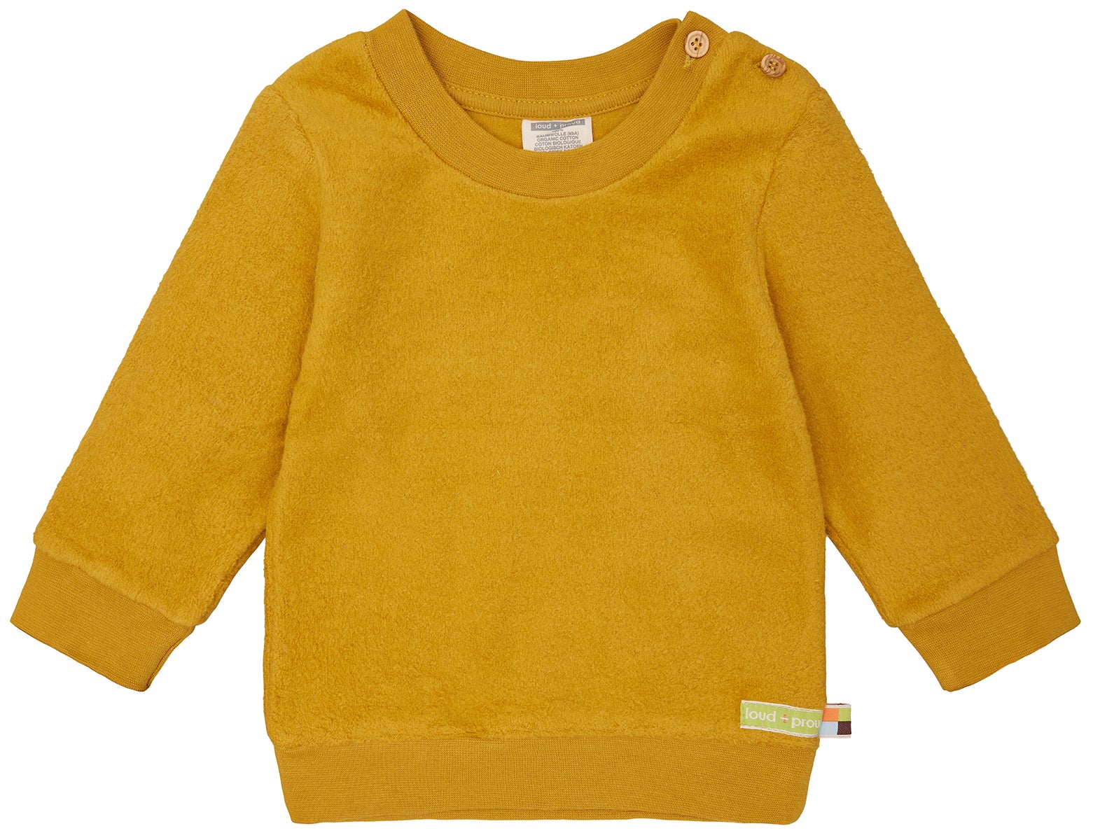 loud-proud-classics-fleece-sweatshirt-curry-86-92-fleece image 4