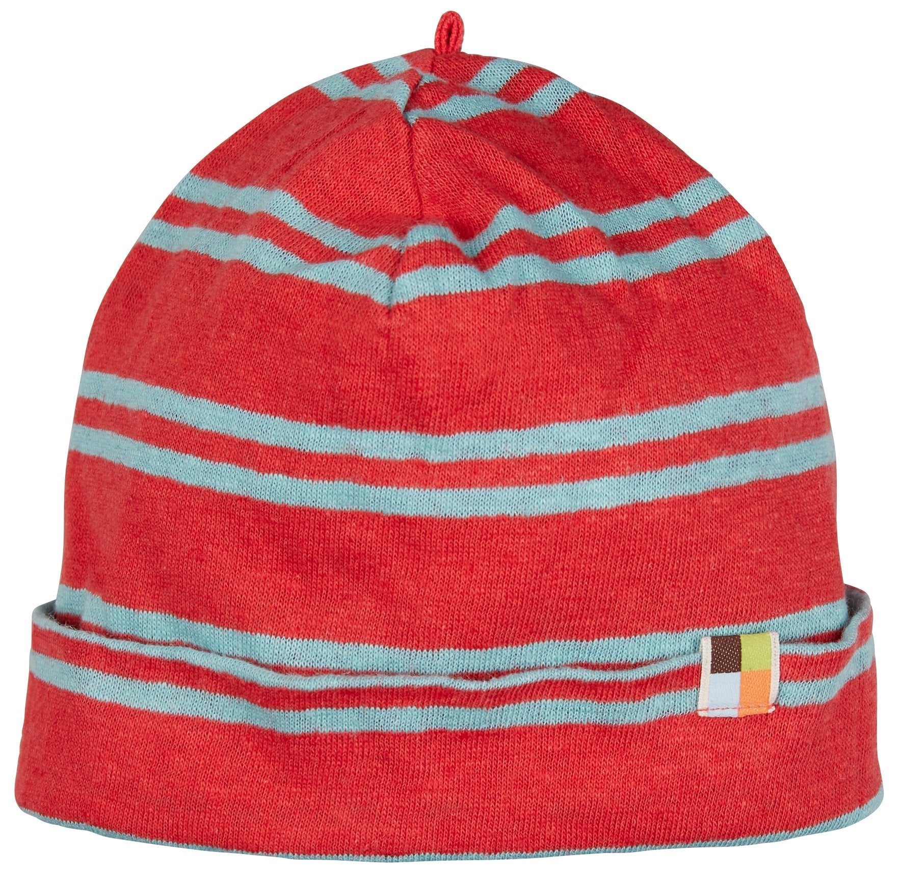 loud-proud-classics-m-tze-streifen-leinen-kinderm-tze-chili image 1