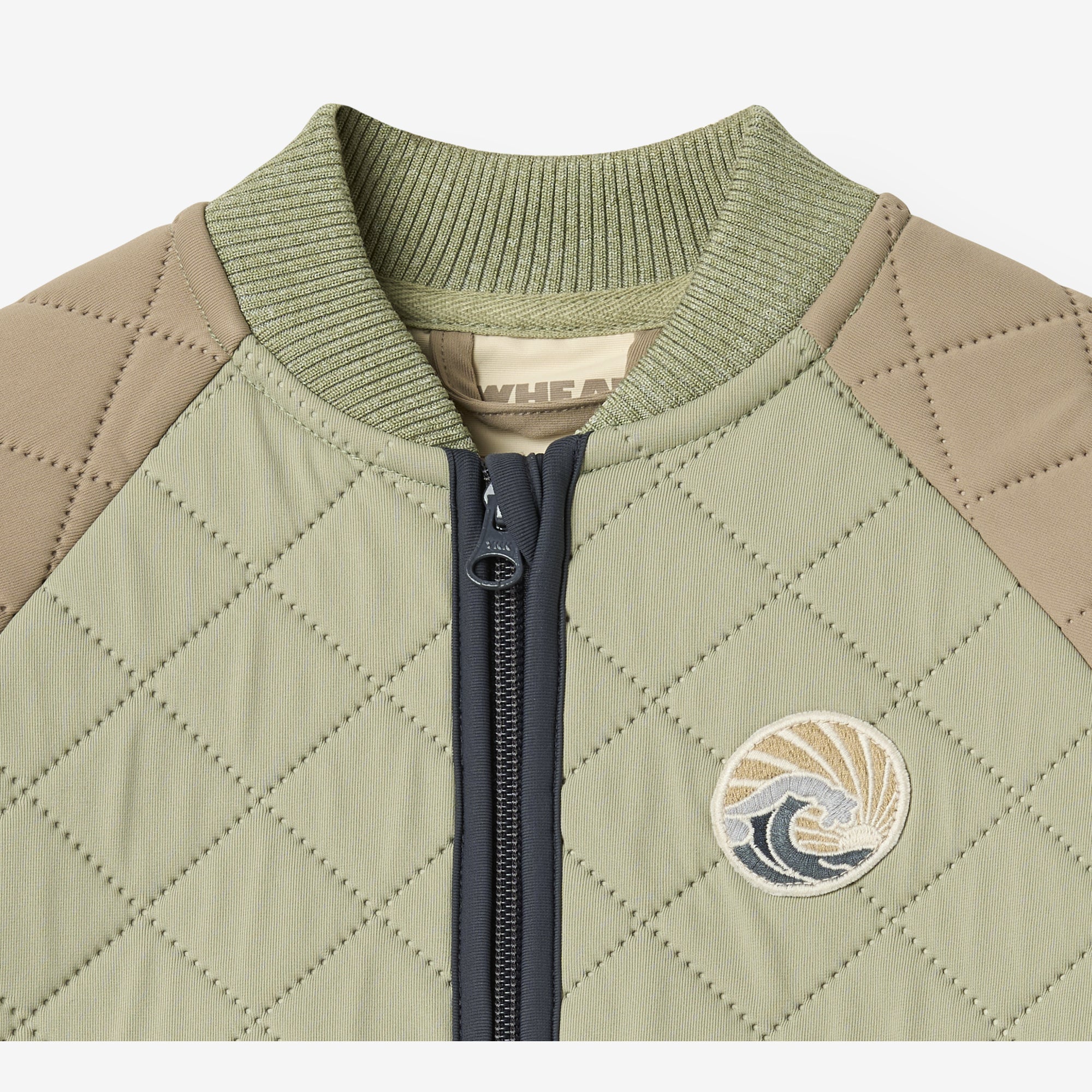 wheat-ole-thermo-jacke-kinder-green-tea-recycling-92-152 image 3