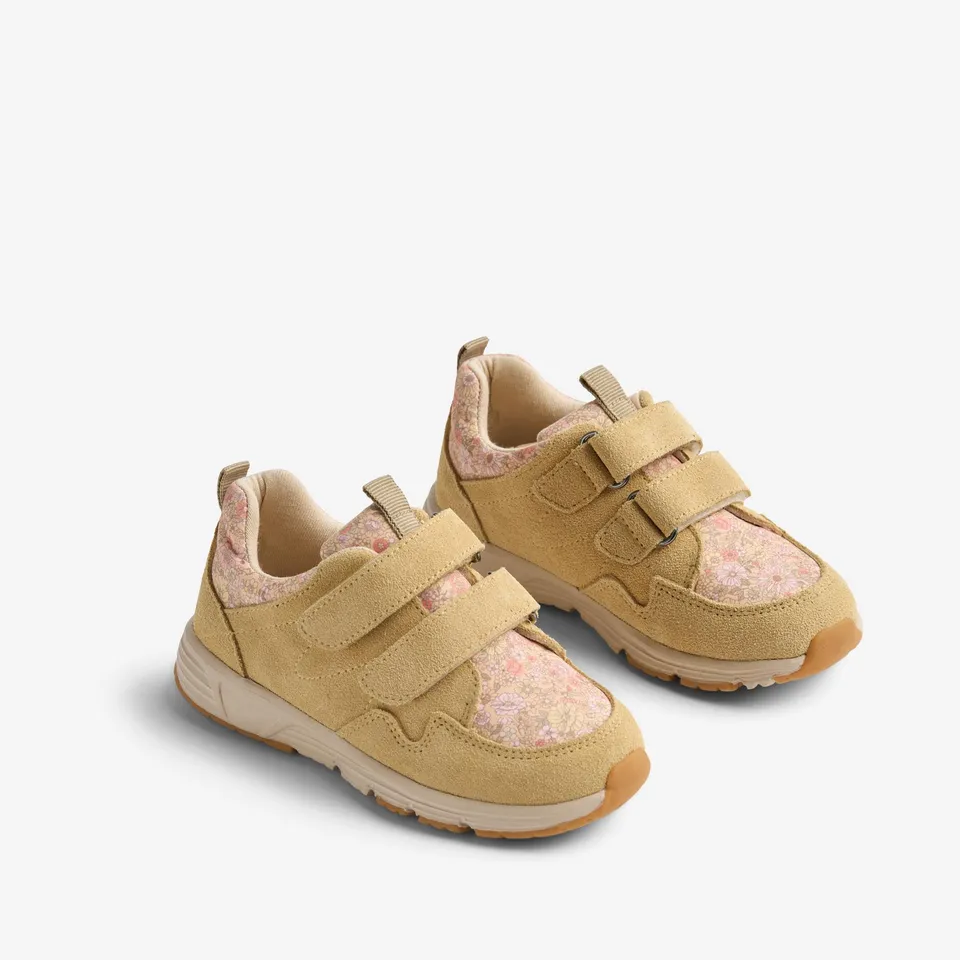 wheat-toney-sneaker-gelb-klett-kinderschuhe-leder image 1