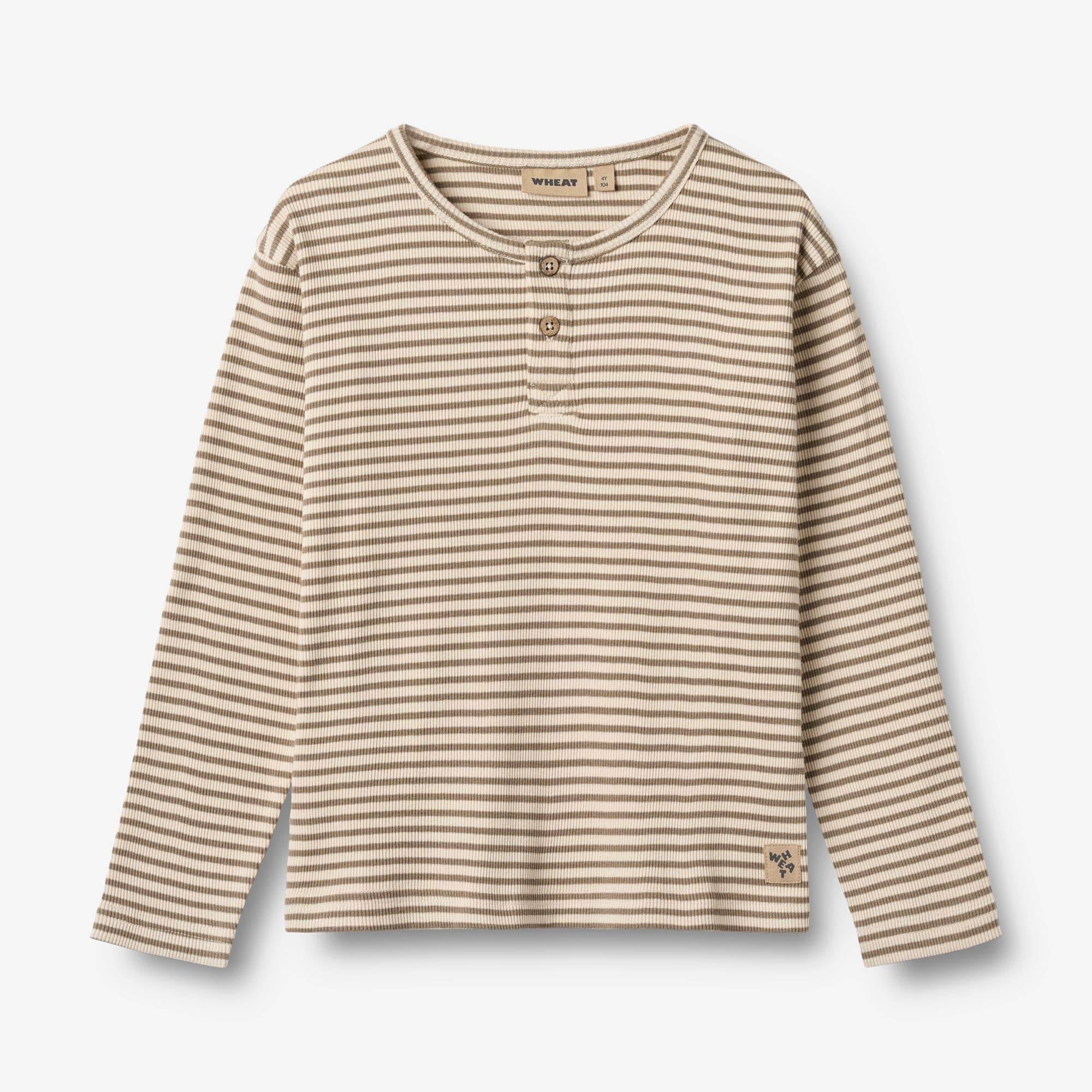 wheat-morris-langarmshirt-stone-stripe-bio-baumwolle image 1