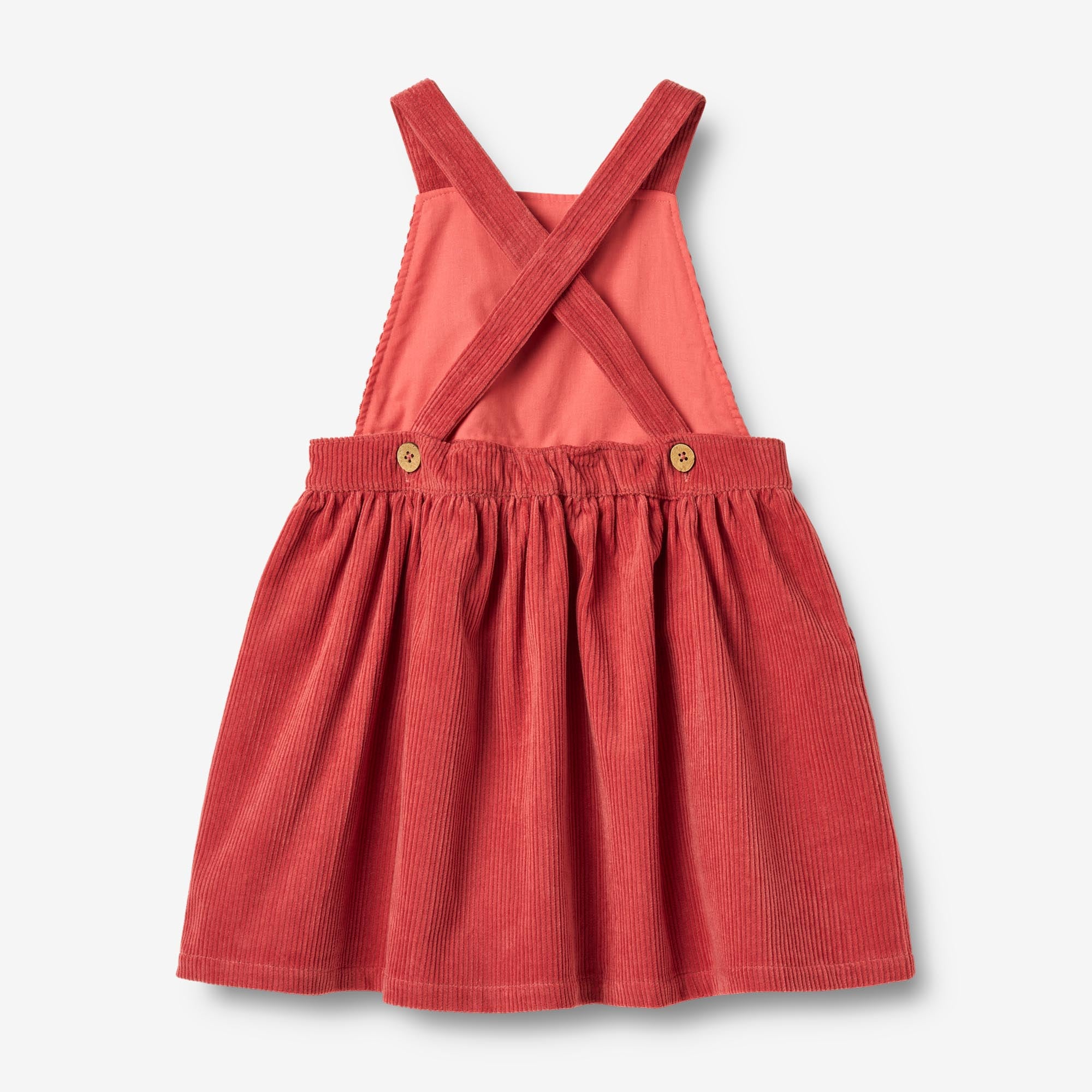 wheat-pinafore-agnes-m-dchen-kleid-raspberry-cord image 2