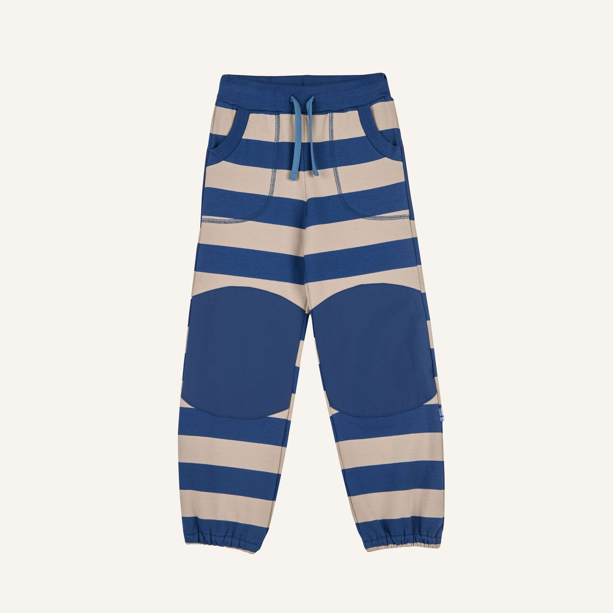 finkid-husky-lautta-sweatjogger-raspberry-fox-blockstreifen-freizeithose-aus-bio image 1