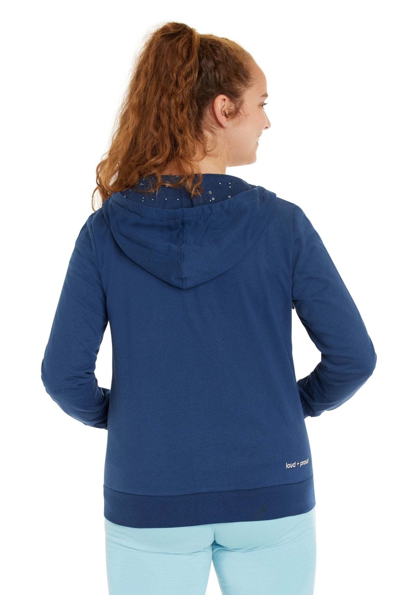 loud-proud-classics-damen-kapuzenjacke-sweatjacke-lagoon image 6