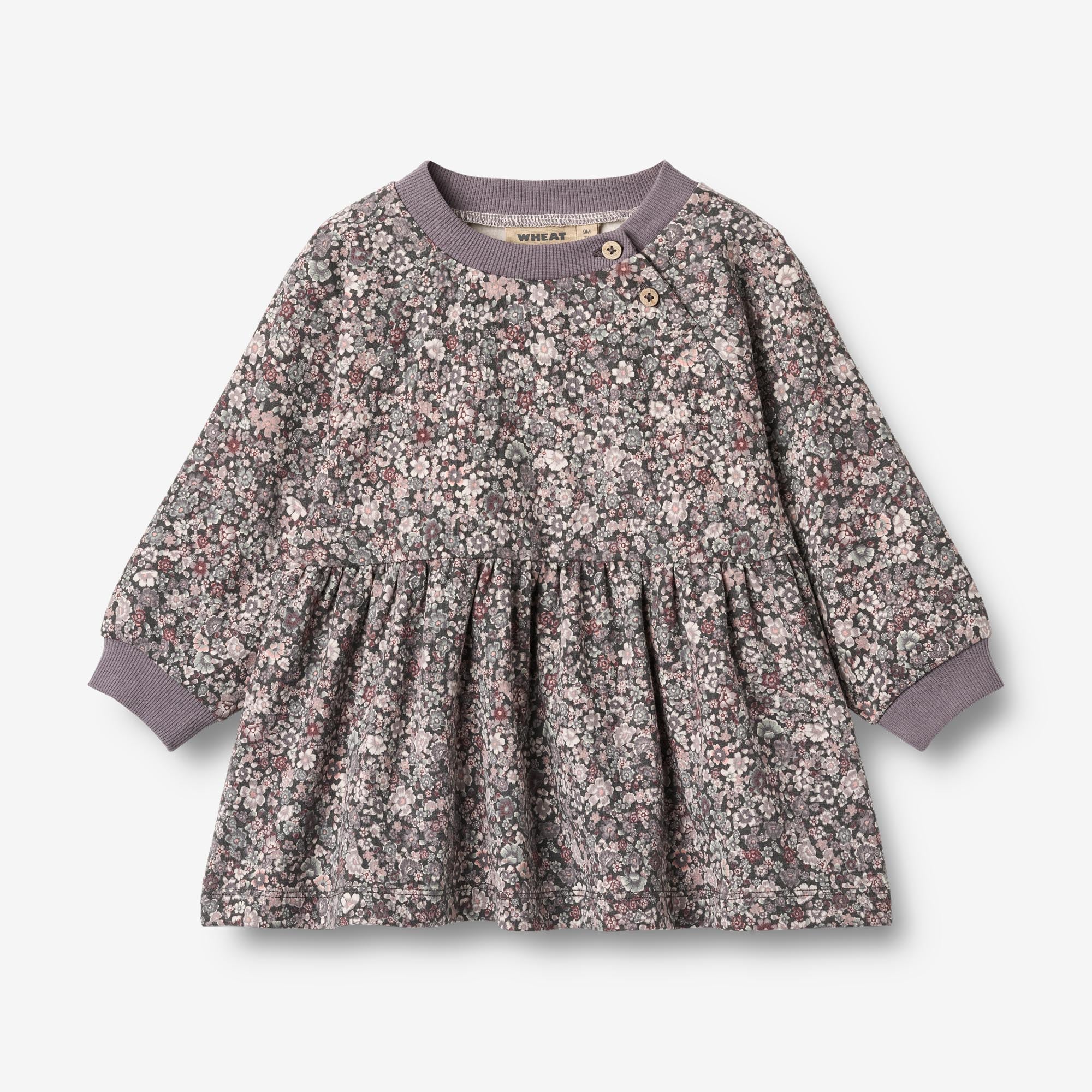 wheat-dorthea-kleid-purple-stone-flowers-jersey-baby image 1