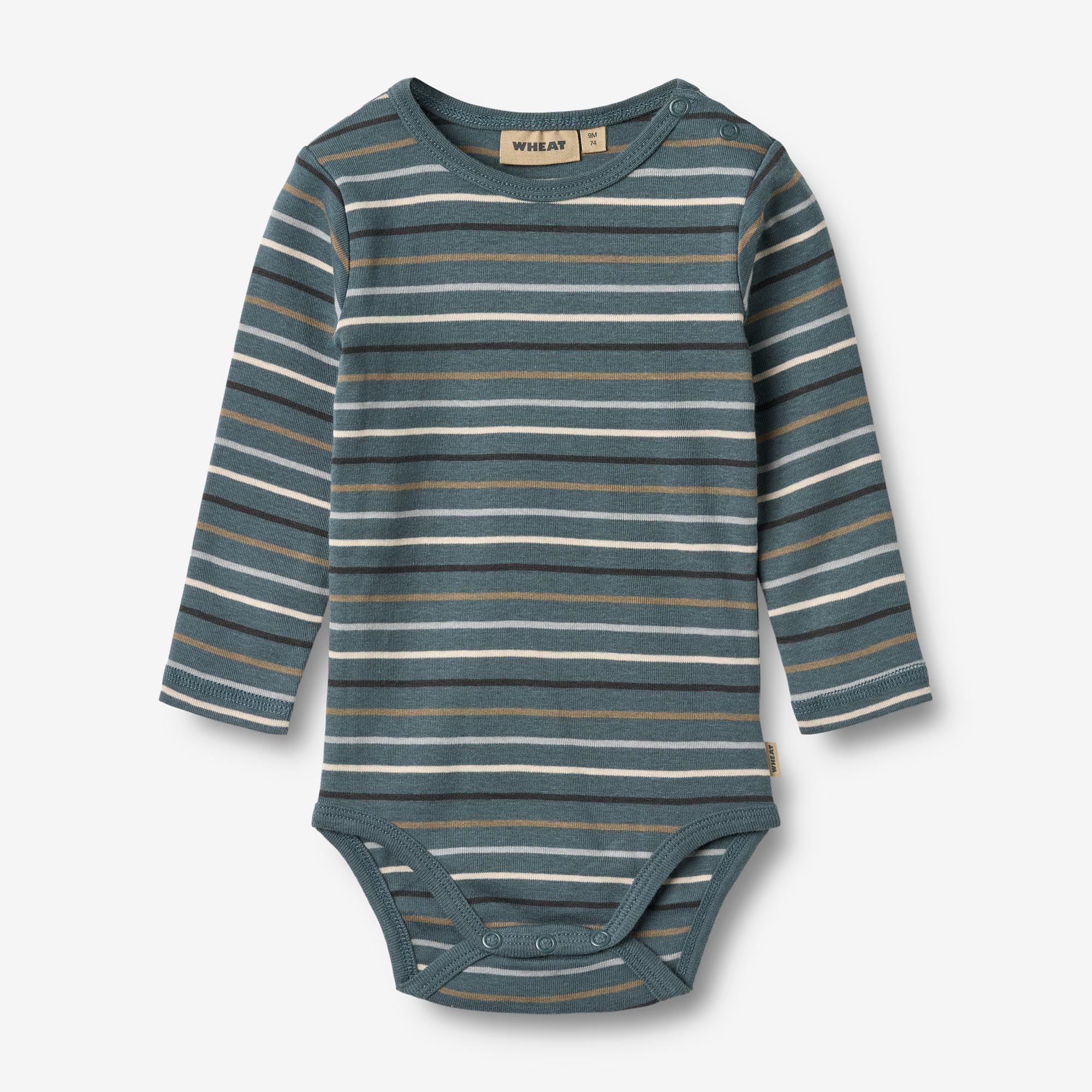 wheat-freddie-body-langarm-blue-multi-stripe-bio image 1