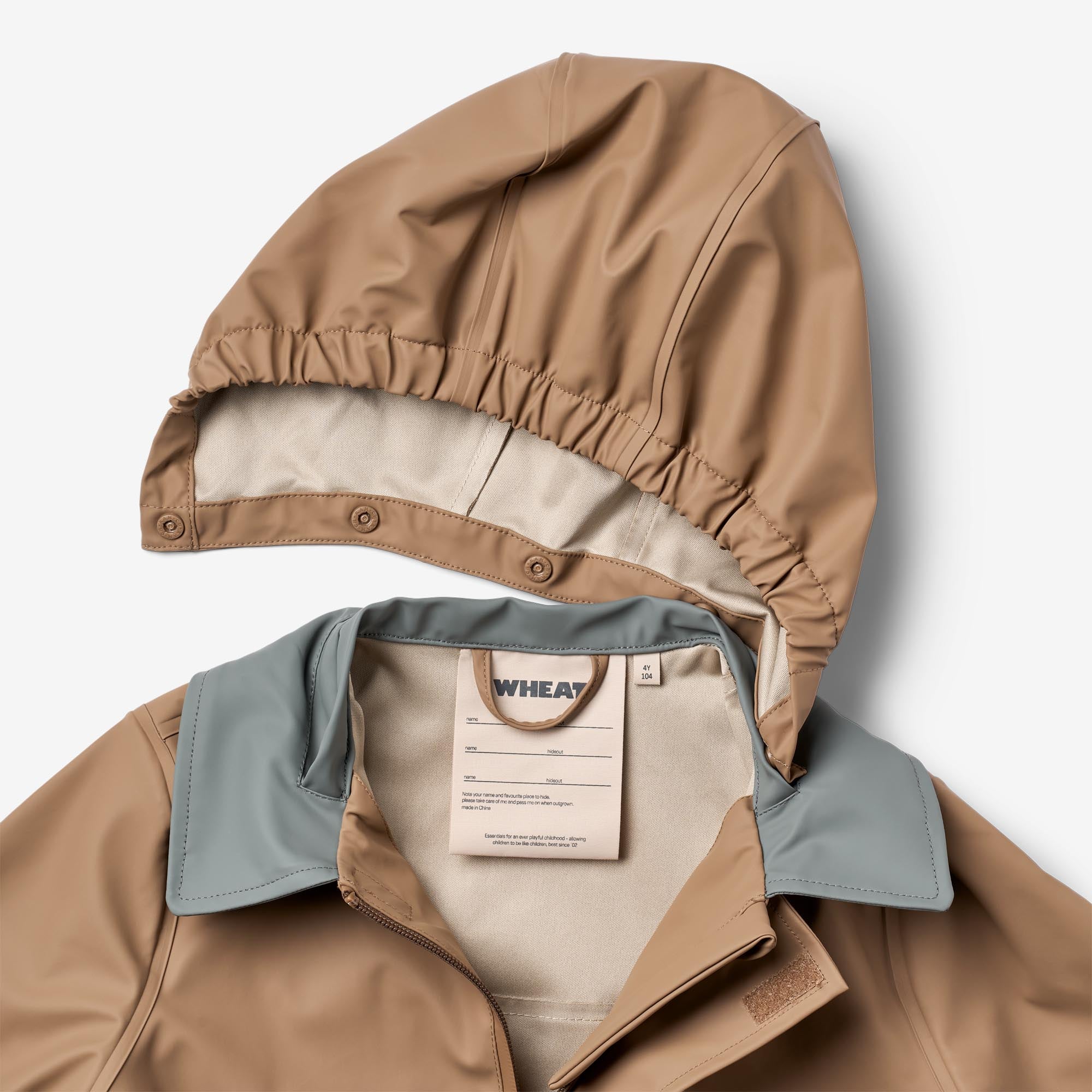 wheat-finley-regenjacke-kinder-wasserdicht-hazel-lang image 8