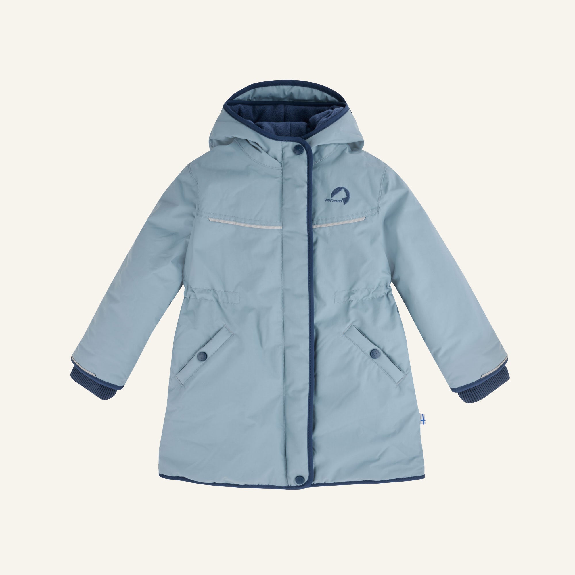 finkid-husky-milla-wintermantel-cloud-denim-80-90-warm image 1