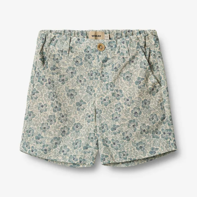 wheat-elvig-shorts-aqua-hawaii-bio-baumwolle image 1